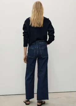 MANGO Dżinsy*Dżinsy Catherin culotte z wysokim stanem