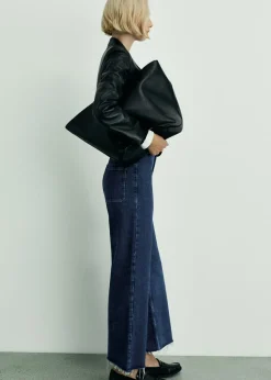 MANGO Dżinsy*Dżinsy Catherin culotte z wysokim stanem