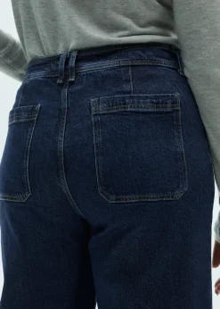 MANGO Dżinsy*Dżinsy Catherin culotte z wysokim stanem