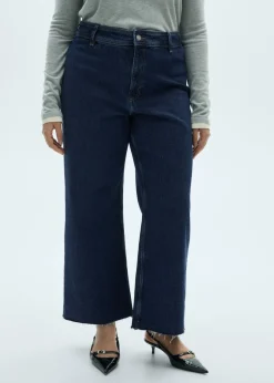 MANGO Dżinsy*Dżinsy Catherin culotte z wysokim stanem