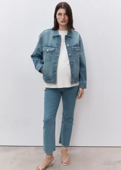 MANGO Dżinsy*Dżinsy ciążowe flare crop