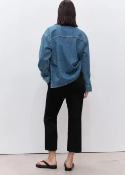 MANGO Dżinsy*Dżinsy ciążowe z prostymi nogawkami