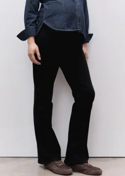 MANGO Dżinsy*Dżinsy ciążowe z rozszerzanymi nogawkami