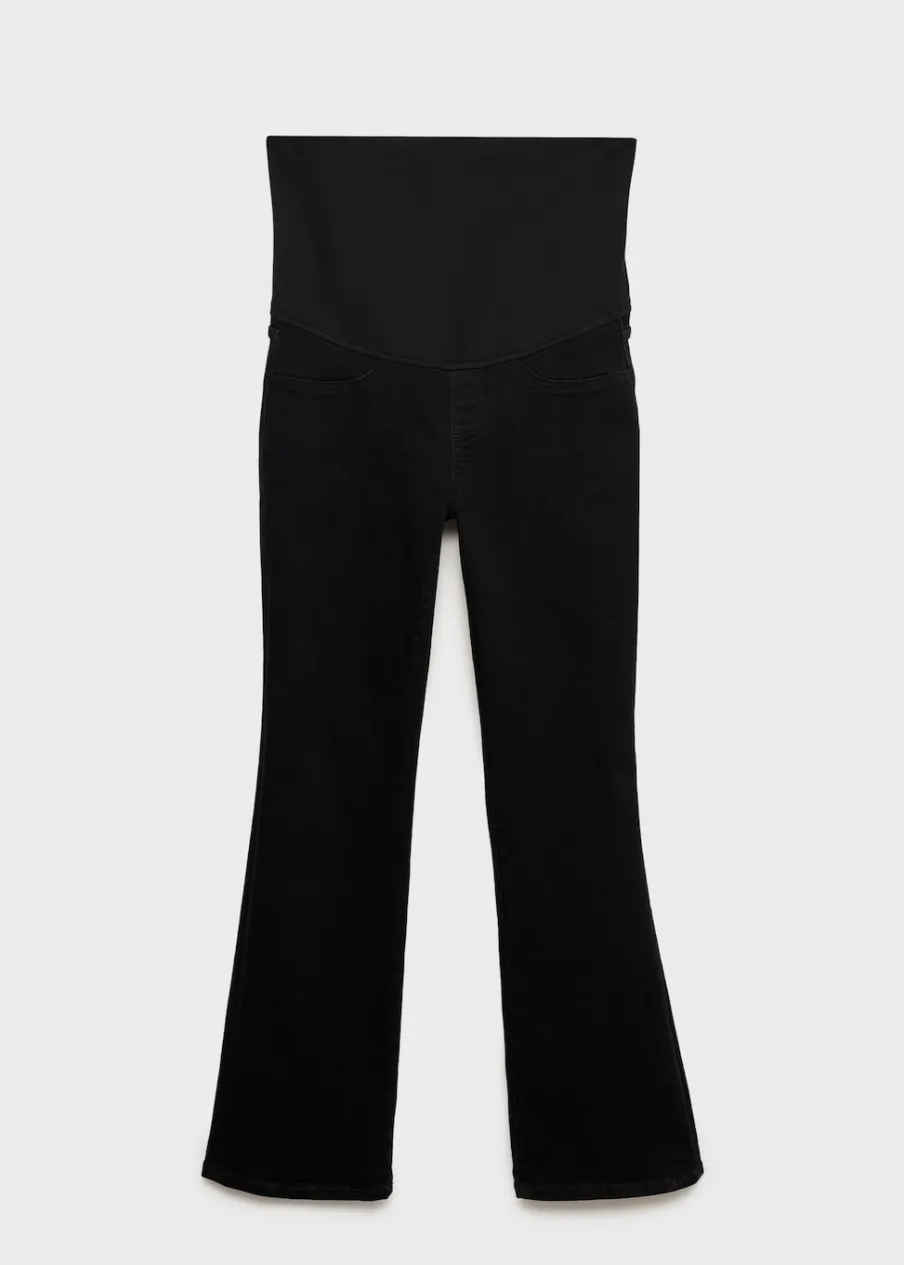 MANGO Dżinsy*Dżinsy ciążowe z rozszerzanymi nogawkami