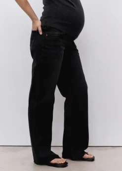 MANGO Dżinsy*Dżinsy ciążowe z szerokimi nogawkami