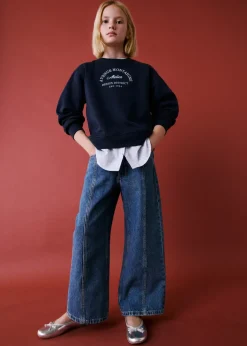 Dzieci MANGO Dżinsy*Dżinsy culotte