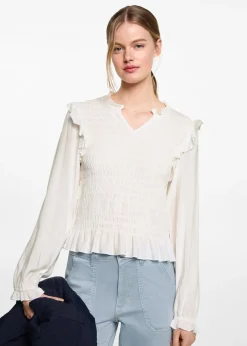 MANGO Spodnie*Dżinsy culotte z kieszeniami