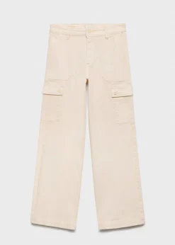 MANGO Dżinsy*Dżinsy culotte z kieszeniami