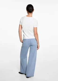 MANGO Dżinsy*Dżinsy culotte z kieszeniami