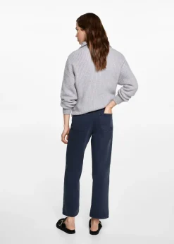 MANGO Dżinsy*Dżinsy culotte z kieszeniami