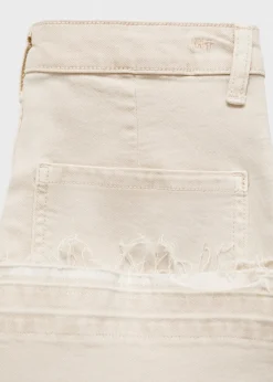 MANGO Spodnie*Dżinsy culotte z kieszeniami