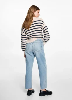 MANGO Dżinsy*Dżinsy culotte z ozdobnym szwem