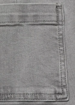 Dzieci MANGO Dżinsy*Dżinsy culotte z postrzępionymi nogawkami