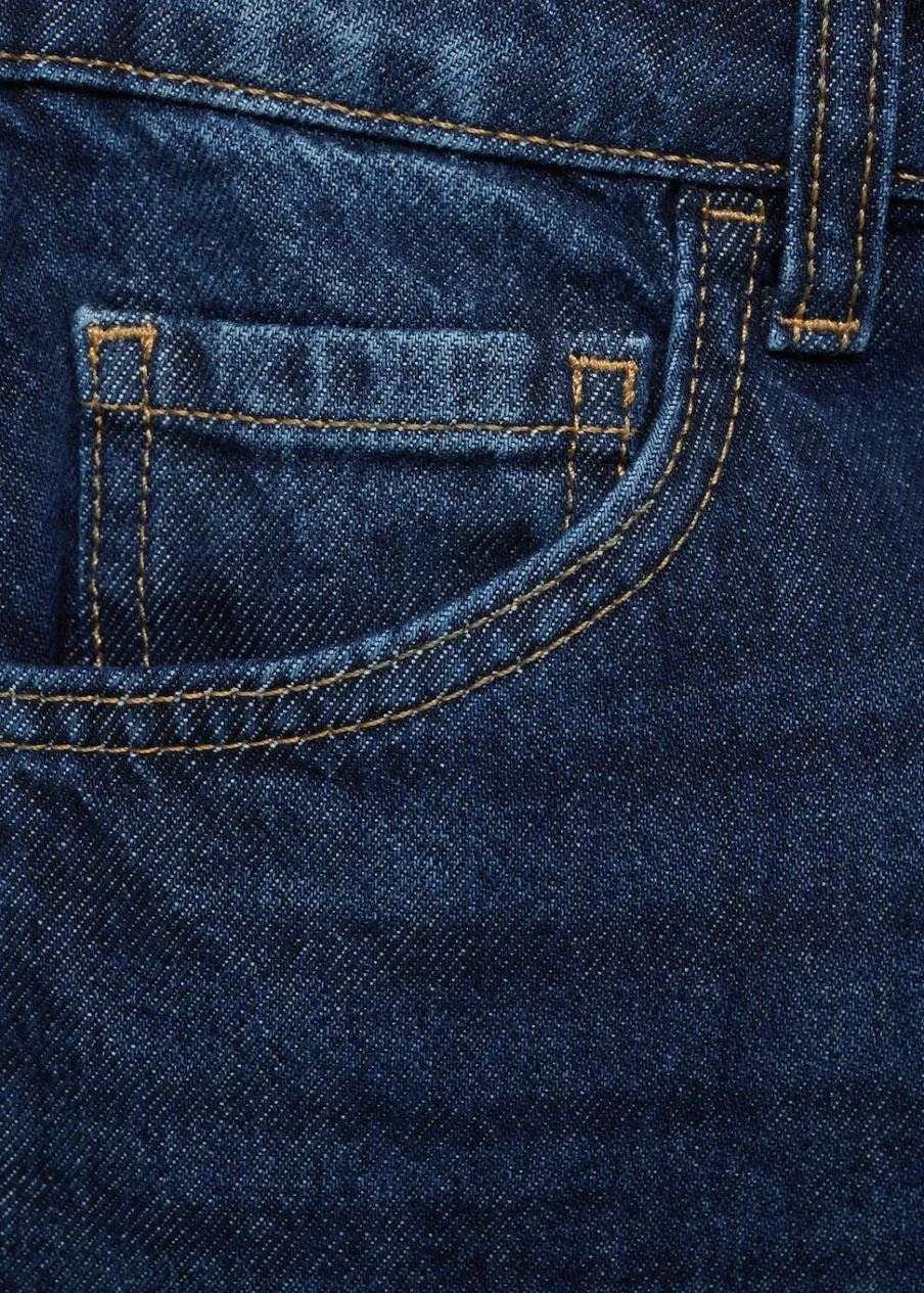 MANGO Dżinsy*Dżinsy Danila wideleg z wysokim stanem