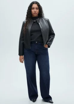 MANGO Dżinsy*Dżinsy Danila wideleg z wysokim stanem