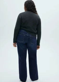 MANGO Dżinsy*Dżinsy Danila wideleg z wysokim stanem