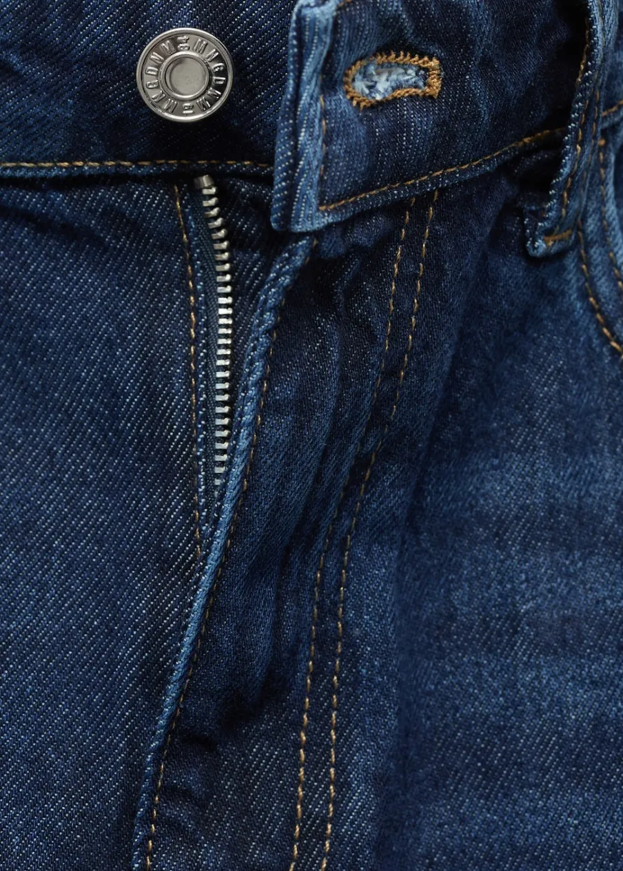 MANGO Dżinsy*Dżinsy Danila wideleg z wysokim stanem