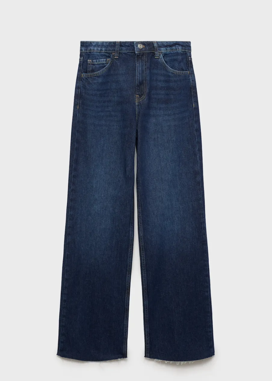 MANGO Dżinsy*Dżinsy Danila wideleg z wysokim stanem