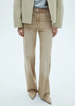 MANGO Dżinsy*Dżinsy Danila wideleg z wysokim stanem