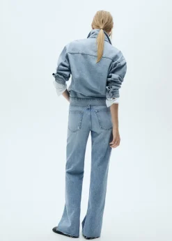 MANGO Dżinsy*Dżinsy Danila wideleg z wysokim stanem