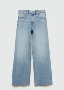 MANGO Dżinsy*Dżinsy Danila wideleg z wysokim stanem