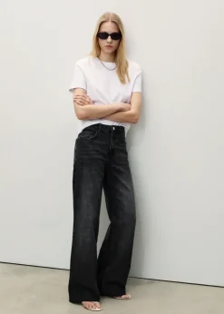 MANGO Dżinsy*Dżinsy Danila wideleg z wysokim stanem