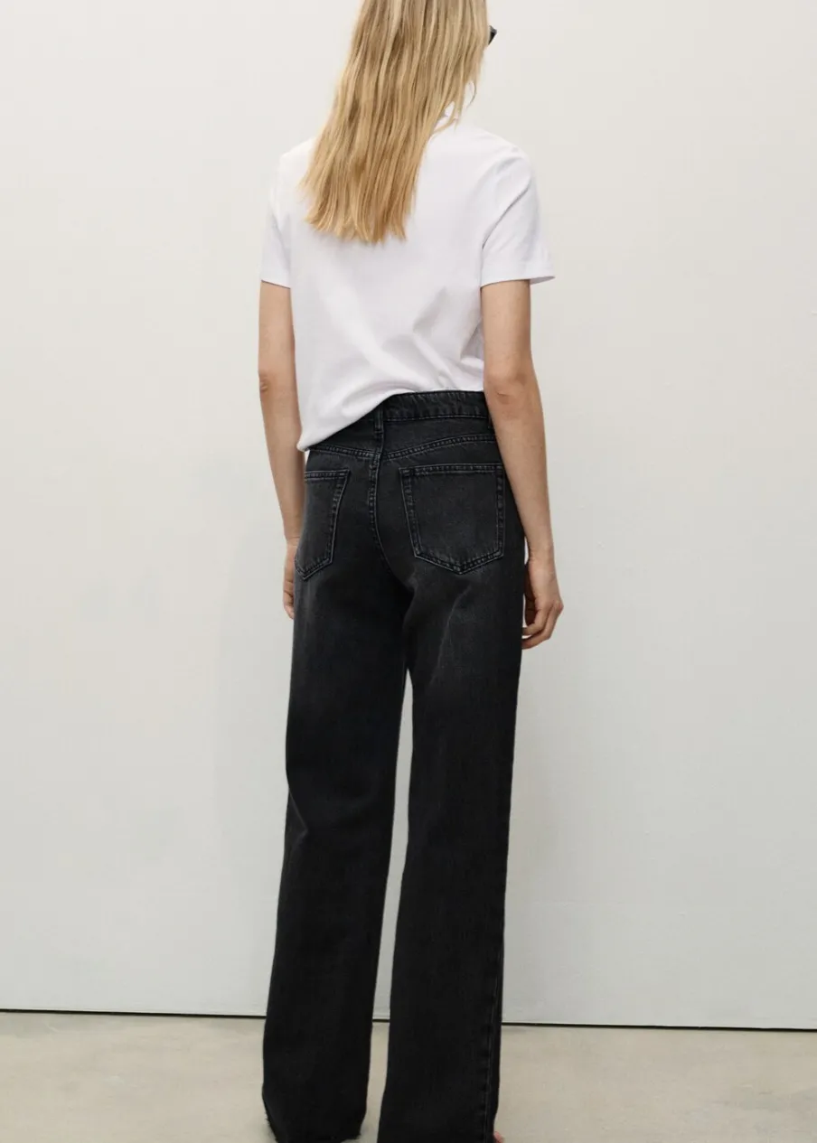 MANGO Dżinsy*Dżinsy Danila wideleg z wysokim stanem