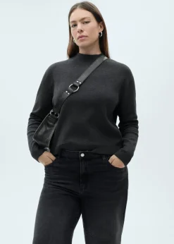 MANGO Dżinsy*Dżinsy Danila wideleg z wysokim stanem