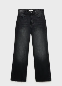 MANGO Dżinsy*Dżinsy Danila wideleg z wysokim stanem