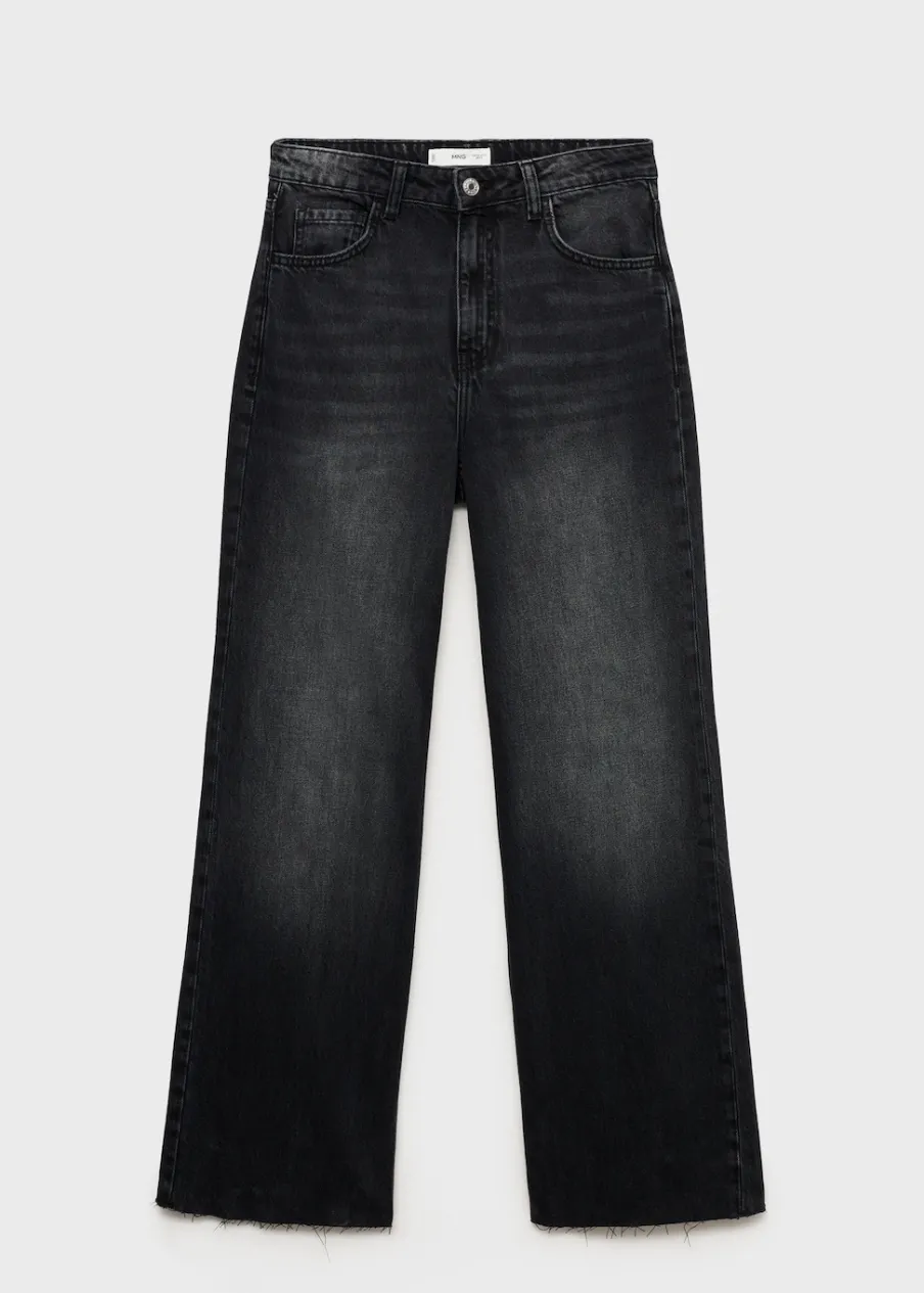 MANGO Dżinsy*Dżinsy Danila wideleg z wysokim stanem