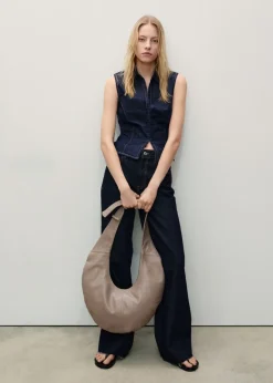 MANGO Dżinsy*Dżinsy Danila z szerokimi nogawkami rinse wash