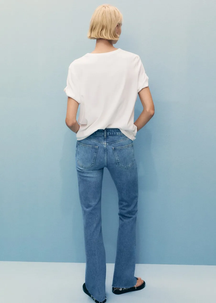 MANGO Dżinsy*Dżinsy Fiona flare ze średnim stanem