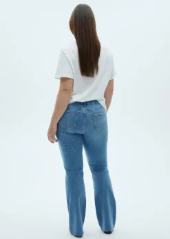 MANGO Dżinsy*Dżinsy Fiona flare ze średnim stanem