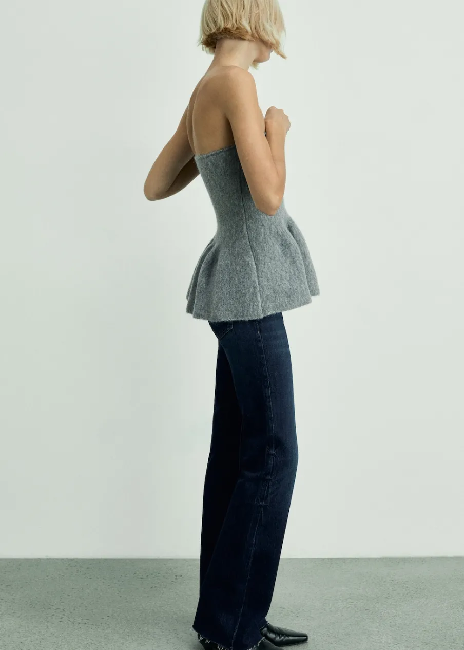 MANGO Dżinsy*Dżinsy Fiona flare ze średnim stanem