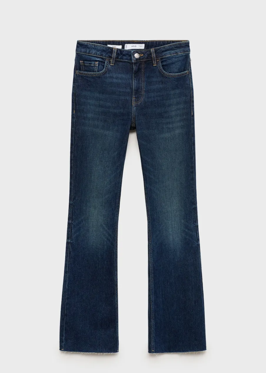 MANGO Dżinsy*Dżinsy Fiona flare ze średnim stanem