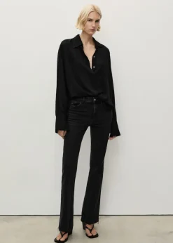 MANGO Dżinsy*Dżinsy Fiona flare ze średnim stanem