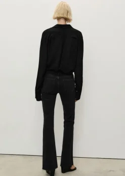 MANGO Dżinsy*Dżinsy Fiona flare ze średnim stanem