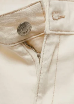 MANGO Dżinsy*Dżinsy flare crop z kieszeniami