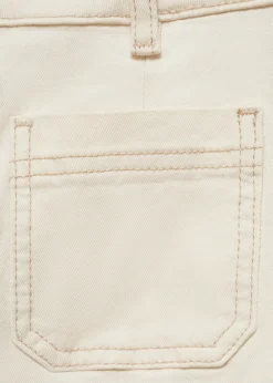 MANGO Dżinsy*Dżinsy flare crop z kieszeniami