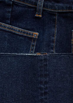 MANGO Dżinsy*Dżinsy flare crop z kieszeniami