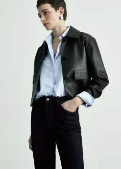 MANGO Dżinsy*Dżinsy flare rinse wash