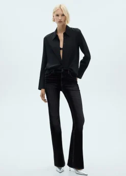 MANGO Dżinsy*Dżinsy flare z niskim stanem