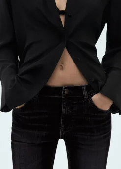 MANGO Dżinsy*Dżinsy flare z niskim stanem