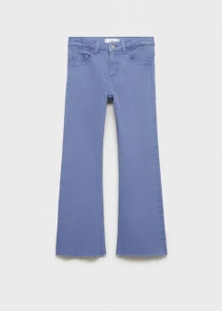 Dzieci MANGO Dżinsy*Dżinsy flare z postrzępionym dołem