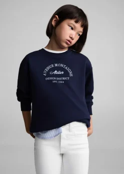 Dzieci MANGO Dżinsy*Dżinsy flare z rozcięciami