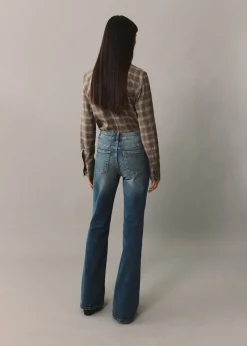 MANGO Dżinsy*Dżinsy flare z wysokim stanem