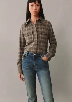 MANGO Dżinsy*Dżinsy flare z wysokim stanem