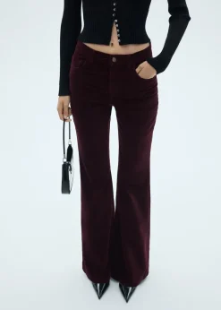 MANGO Dżinsy*Dżinsy flare ze sztruksu