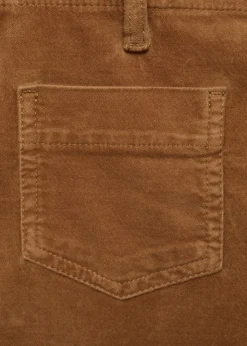 MANGO Dżinsy*Dżinsy flare ze sztruksu z kieszeniami