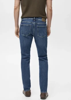 MANGO Dżinsy*Dżinsy Jan slim fit e z efektem znoszenia